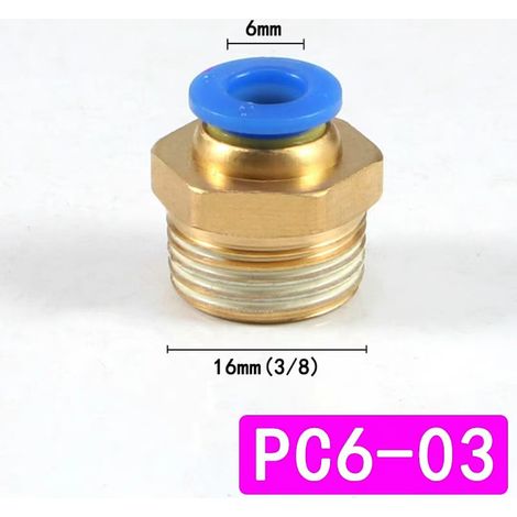 Buse de pulvérisation basse pression à raccord rapide 3/8" x 6mm – Système de brumisation pour refroidissement d'atelier, humidification fine, dépoussiérage, élevage et désinfection