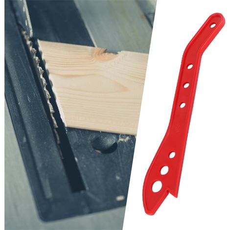 Pousse-bois rouge protecteur pour scie sur table et défonceuse menuiserie (1/5)