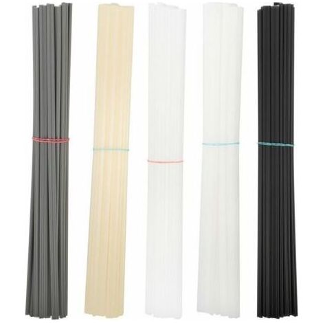 INHHUB Lot de 100 baguettes de soudure plastique ABS/PP/PVC/PE pour pare-chocs de voiture, pistolet à souder plastique/pistolet à air chaud - INHHUB (1/4)