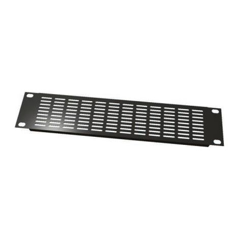 Panneau de montage sur Rack 2U S2Ceb-Groupe Cae, 483 x 88mm, Noir ( Prix pour 1 )