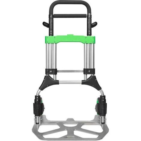 Carrello pieghevole jbm 250 kg alluminio pieghevole ruote 20 cm