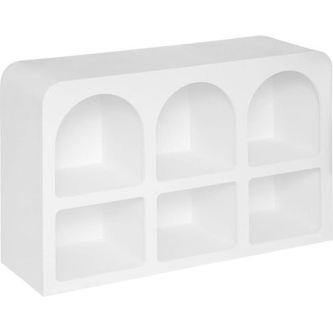 Unità 6 nicchie soleya 110x71,5cm bianco - Atmosphera créateur d'intérieur (1/5)