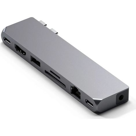 [NEUWERTIG] B-Ware Satechi Dockingstation Usb Hub Pro Hub Max Space Gray Mac Book Pro Air Usb C