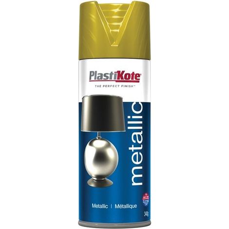 Metallic Spray Brass 400ml PKT454