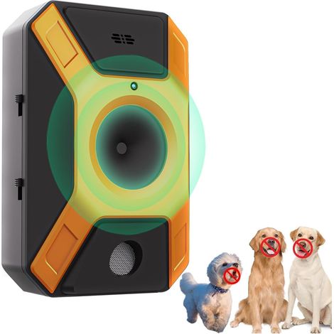 Ultrasons pour chiens 2025, sifflet ultrasonique pour chiens intérieurs et extérieurs, anti+aboiement+chiens grands moyens, 3 niveaux réglables fréquence anti-aboiement pour chien (1/5)