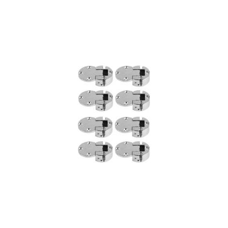 Cerniera a 90° da 30 mm per coperchio del mobile - Set da 8 pezzi Cerniera invisibile per cucina - Crezuo