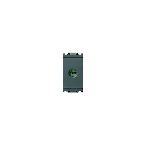 VIMAR SERIE IDEA PRESA TV COASSIALE SEMPLICE  PASSO 9,5 IEC 20 DB -Z 75 OHM GRIGIO MODULO RIDOTTO