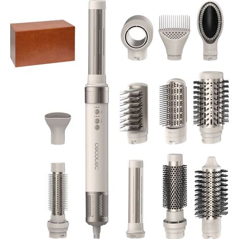 Arricciacapelli Cecotec CeramicCare 12in1 AirGlam Champagne (00249) (1/5)