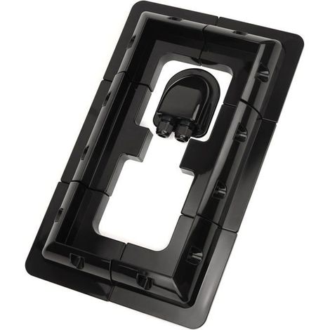Supports de montage de panneaux solaires, sans perçage, pour camping-cars, camping-cars, toits, noir (1/5)