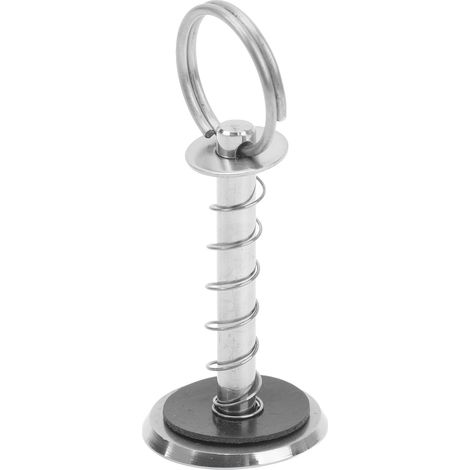 Poignée de trappe marine avec bouton à ressort caché, inox 304, diamètre 1/4 pouce, pour bateau, yacht et voilier. (1/5)