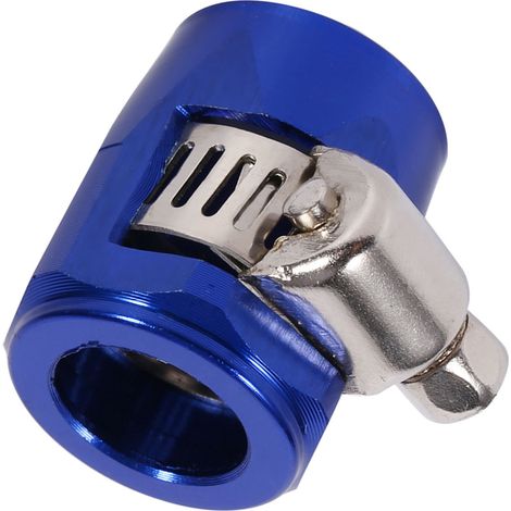Collier de serrage AN6 pour tuyau d'essence/eau, adapté aux tuyaux bleus automobiles. (1/5)