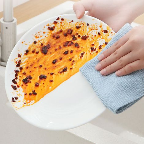 [Linge de cuisine] Tissu Microfibre Extractable Reusable Absorbent Anti Graisse 300g pour Maison (1/5)