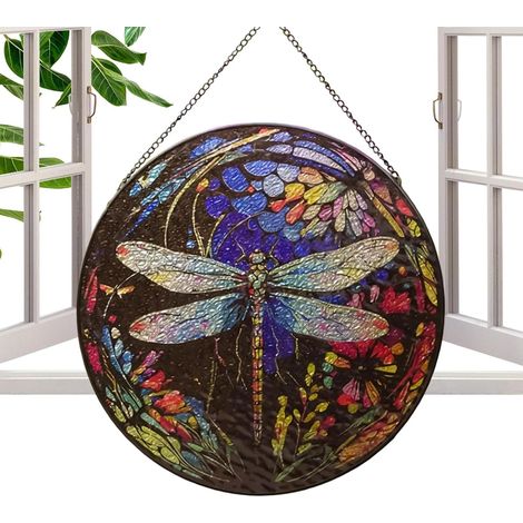 Attrape Soleil en Vitrail 20 Cm Décoration D'Intérieur en Vitrail (1/5)