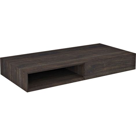 Sapho Morian - Waschbeckenunterschrank 100 x 14 x 48 cm, 1 Schublade, rechts, Eiche schwarz MR126 (1/5)