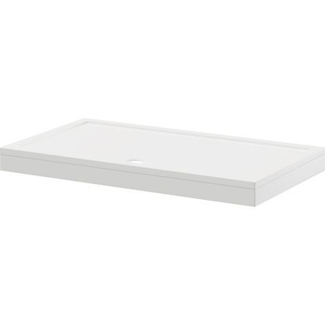 Pearlstone 1600mm x 900mm x 40mm Rectangular Shower Tray and Plinth (1/4)