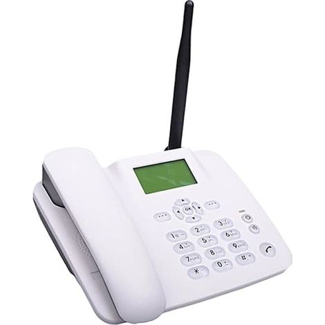 Interphone compatible avec carte SIM 2G, téléphone GSM sans fil pour le bureau et la maison (1/4)