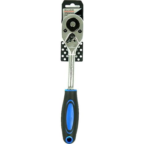 Carraca 1/4" profesional, marca Silver, modelo de alta precisión, ideal para trabajos mecánicos de precisión, alta durabilidad y rendimiento en reparaciones automotrices.