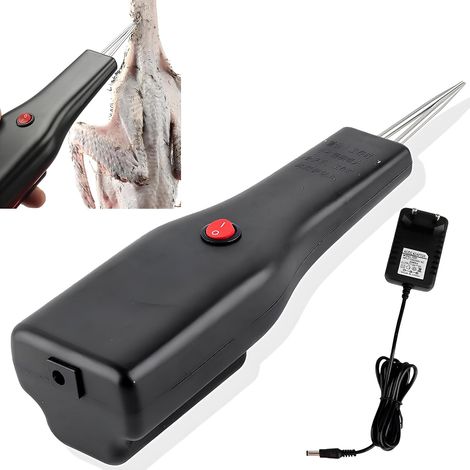 Plucker de Poulet à Main, Enlèvement de Plumes électriques Rechargeables 100-240V, Dépoussiérant de Plumes de Volaille Professionnel pour L'oie, la Dinde, Le Canard, Automatique, P