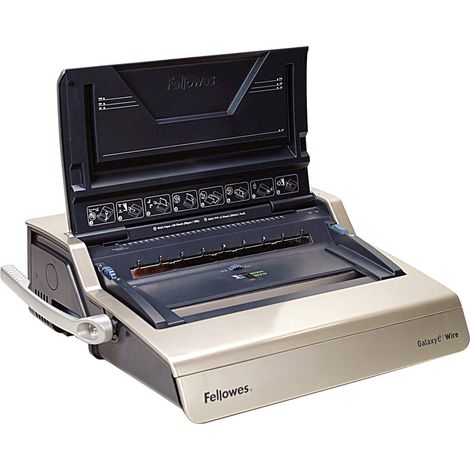 Fellowes 5622501 Rilegatrice a Dorso Metallico Galaxy E-Wire, Elettrica, Capacità di Rilegatura 130 Fogli (1/5)