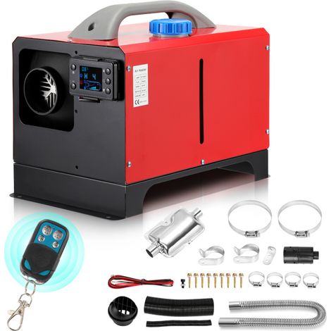 SWANEW Riscaldatore diesel 8KW 12V Tutto in uno. quattro uscite d'aria. interruttore LCD migliorato. 5L telecomando e camere silenziose (1/5)