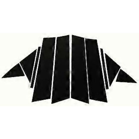 Autocollant de garniture de montant de vitre de voiture, autocollant de colonne centrale BC, accessoires extérieurs pour Axela BM BP 2013-2020 (1/5)