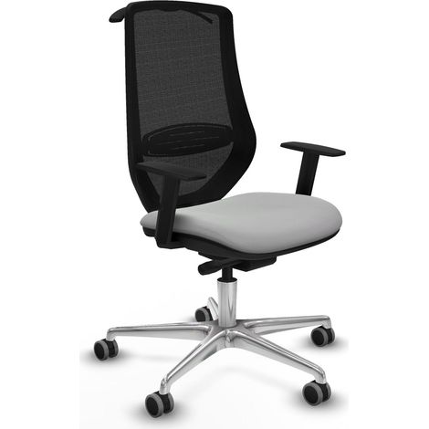 piqueras-y-crespo Mardos traslack chaise bureau gris clair