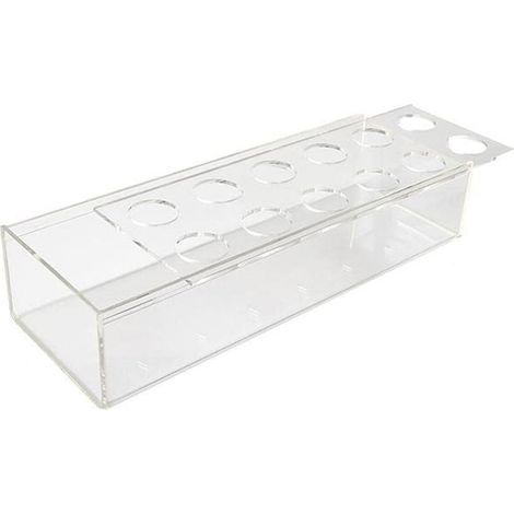 Vase, acrylique, 30x10x6,5 cm, transparent (1/5)