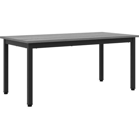 Coffee Table Grey Sonoma 100 x 50 x 45 cm Engineered Wood vidaXL