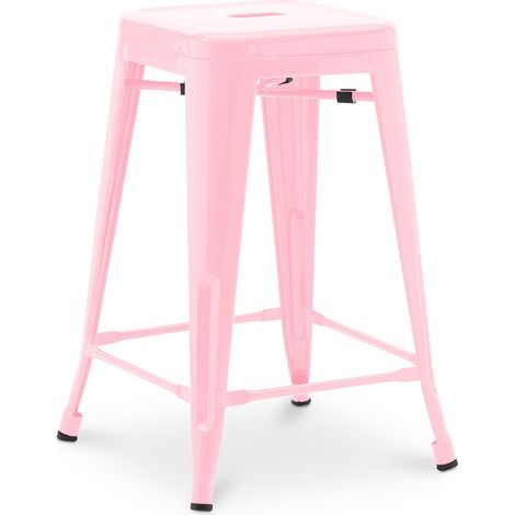 Barhocker - Industriedesign - 60cm - Neuauflage - Stylix Pink