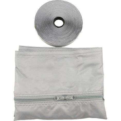 1 Panneau d'étanchéité en tissu, fenêtre coulissante, installation facile, climatisation mobile, intérieur extérieur (1/5)