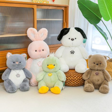 Weiches Plüsch-Kuschelbärkissen, perfekt für Kinder und Erwachsene, ideal zum Kuscheln und Umarmen, charmantes Dekorationsaccessoire für jedes Zimmer. (1/4)