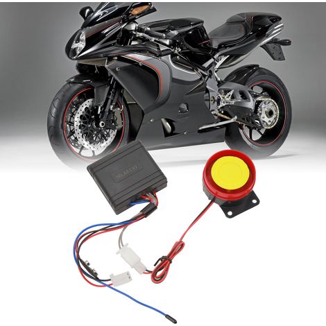12V Einweg-Diebstahlsicherung, wasserdicht, für Roller und Motorräder (Universal) (Fernbedienung mit integriertem Akku) (1/5)