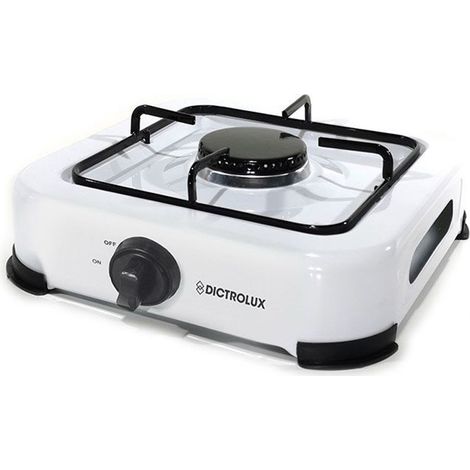 TRADE SHOP - Fornello A Gas Propano-butano 1 Fuoco 27x27cm Portabile Per Cucinare In Giardino Campeggio -
