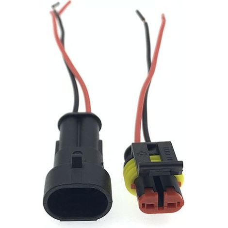 Connecteur étanche mâle/femelle pour automobile DJ7051-1.5-11/211.5, 2/3/4/5/6 fils – Connecteur enfichable étanche à 2 fils