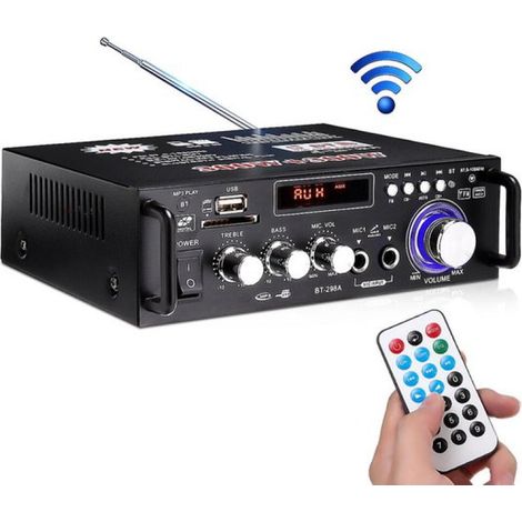 HiFi-Stereo-Verstärker – Bluetooth 5.0 – HiFi-Bluetooth-Leistungsverstärker – Audioverstärker – Verstärker – Stereo-Verstärker – Verstärker – FM-Radio – Eingang
