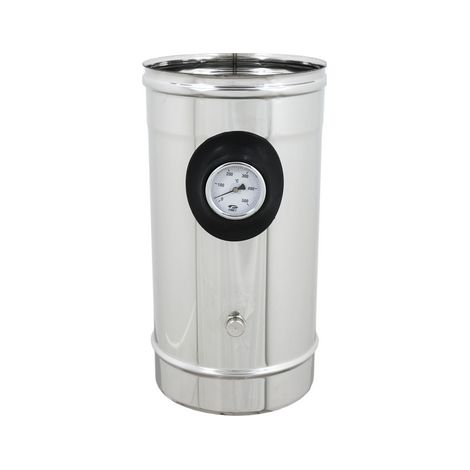 Modulo Prelievo Fumi INOX 304 Dk Ø 200 (1/2)