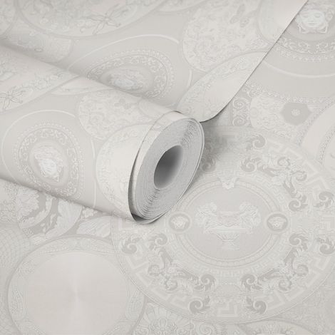 A.S. Creation Versace 3 349014 Vliestapete Vintage 0.70 m x 10.05 m Grau (1/5)