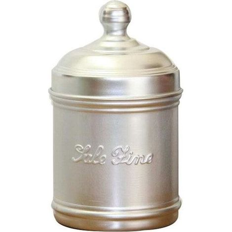 Pot de papier d'aluminium pour sel, longueur 10 cm, hauteur 12 cm, Ottinetti