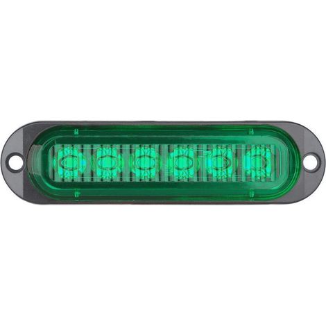 unidades - Luces laterales con lente LED de 6 LED para furgoneta, 12-24 V, luces de posición para yates (1/3)