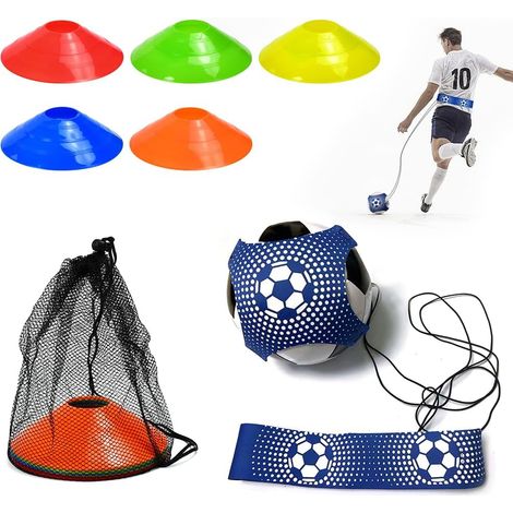 Football Training Belt with 10 Sports Marking Points, Football Training Kit, Football Training Plot, Adjustable Football Belt for Children, Adults, Beginners (1/5)