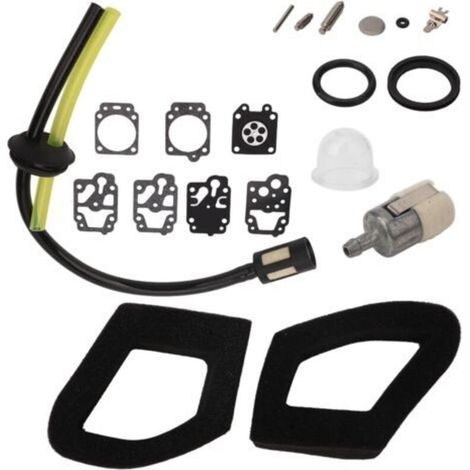 Carburetor Air Filter Kit Garden Tool Accessories Carburetor Filter for GX35 GX25 HHB25 HHH25 K20 WY Lawn Mower with Fuel Filter (1/5)