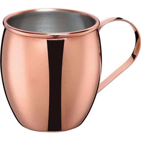 Cilio Becher Henkelbecher Kupfer poliert 0,5 Liter (1/2)