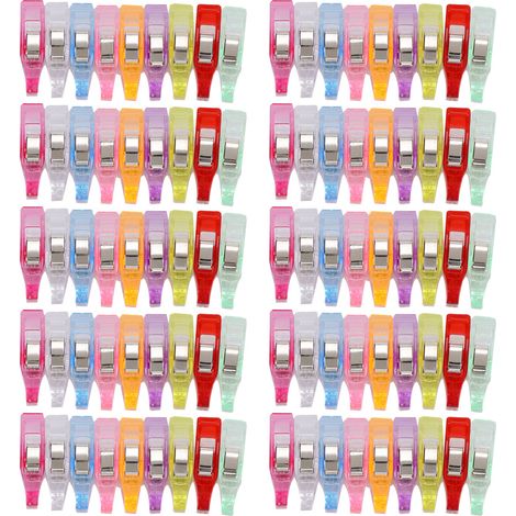 90 pièces de pinces à couture pour tissu, outil de quilting et broderie, accessoire de bureau et loisirs créatifs (1/5)