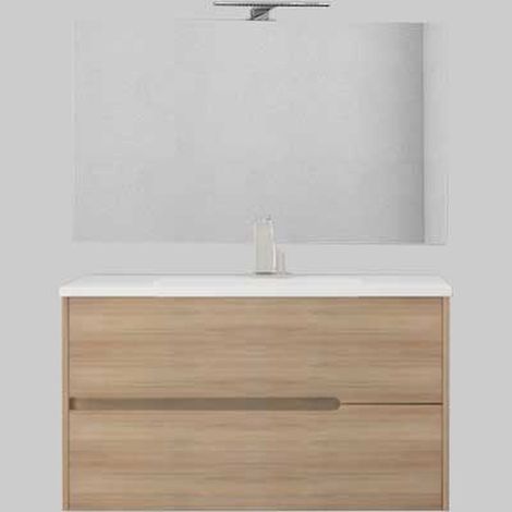 MARVIS 02 - Base sospesa cm 100 Rovere tabacco