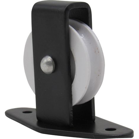 Black Plate Fit Line Pulley Wheel (Washing Clothes Airer Indoor Drying Creel Kit) (1/5)