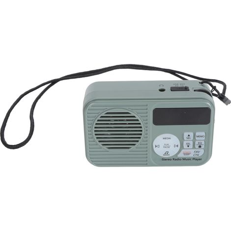 Radio Bluetooth rétro, écran rétroéclairé haute sensibilité, DSP, petite enceinte vintage sans fil avec son stéréo et radio FM (1/5)