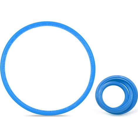 VURAHOME - Pneu solide de vélo 700x23C vélo de route vélo cyclisme équitation roue de pneu sans chambre à air (bleu) (1/5)
