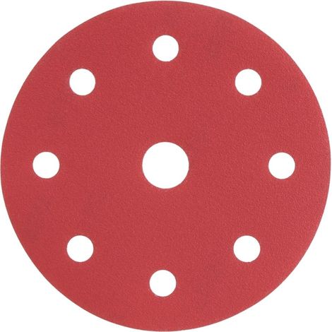 Disque abrasif - Radix - Pro - Velcro 125 mm - P150 - 9 trous (10 pcs) (1/2)