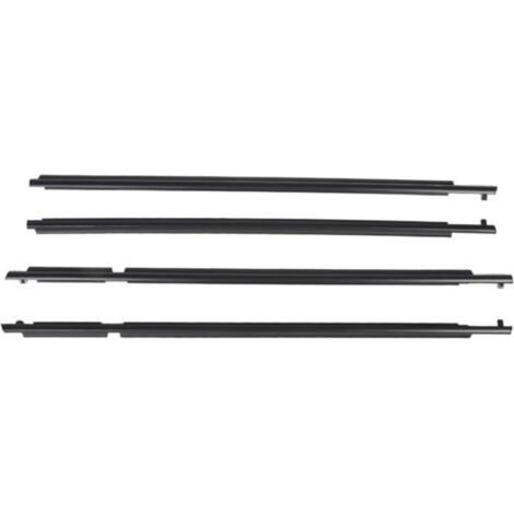 Kit de sellado de ventanas, 4 piezas, 75720 42030, negro, impermeable, resistente, correa para RAV4-Crezuo