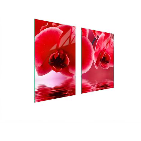 PLACA PROTECTORA DE VIDRIO PARA COCINA 65x52 ORQUÍDEA (1/5)
